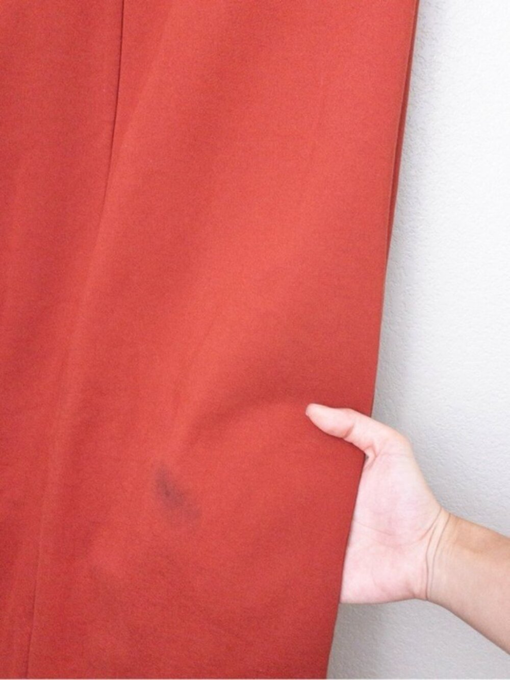Elliatt Popover Gown XL Rust One Shoulder Evening Dress Maxi Sheath Ponte - Picture 11 of 13